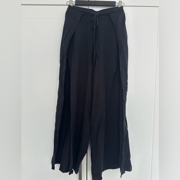 Nautical split hem wide leg pants - Picture 2 of 5